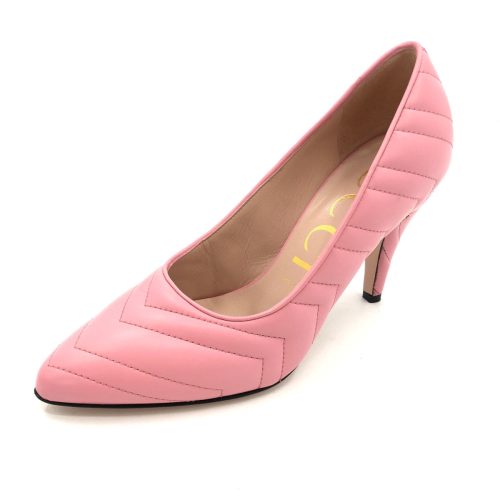 guccipinkchevronleatherpumpsIMG 0163